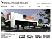 Tablet Screenshot of lukaszarch.pl
